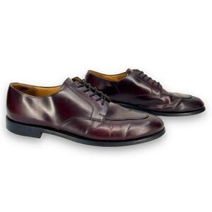 Cole Haan Carter Burgundy Brown Leather Split Toe Derby Oxford CO1525 13D